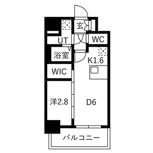 メイクスアート名古屋リニアFRONT【4階】の間取り