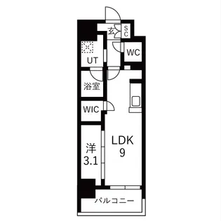 メイクスアート名駅WEST【5階】の間取り