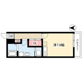 ラポール【1階】の間取り