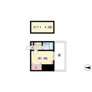 レオパレス21高畑第4【1階】の間取り
