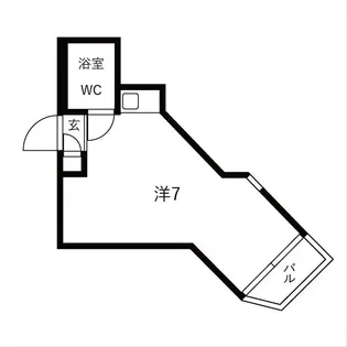 プレスイン豊【3A号室】の間取り