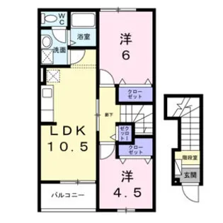 プリマベーラ【2階】の間取り