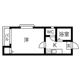 シュノンソー名古屋【2階】の間取り