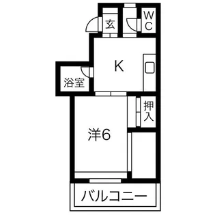 第5七福ビル【7階】の間取り