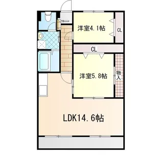 明宝マンション【3階】の間取り