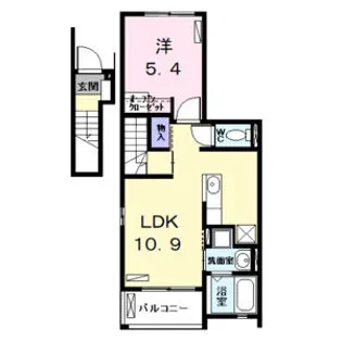 ブリッサ港西Ⅱ【2階】の間取り