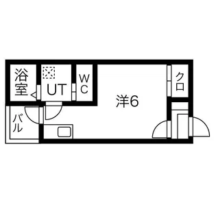 MaisonFar黒川【3階】の間取り