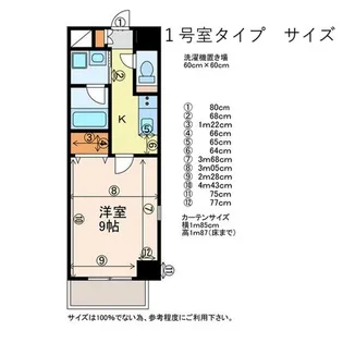 プランドール浅間町【8階】の間取り
