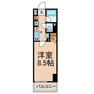 ベレーサ名駅ウエスト【7階】の間取り