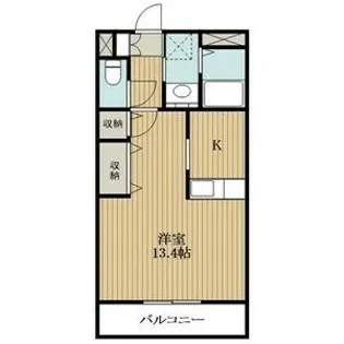 アクアフィオーレ【1階】の間取り