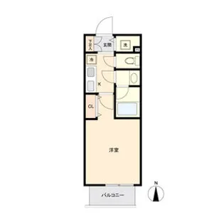 ブランシエスタ東別院【2階】の間取り