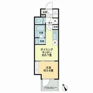 ザ・ライオンズフォーシア今池【0301号室】の間取り