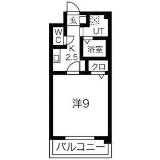 アビタシオン八事【2階】の間取り