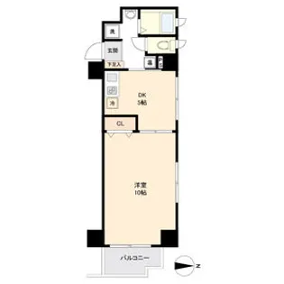 アーバンフラッツ伏見【11階】の間取り