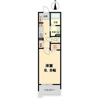 willDo太閤通【15階】の間取り
