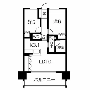 ファミリアーレ名駅マークレジデンス【4階】の間取り