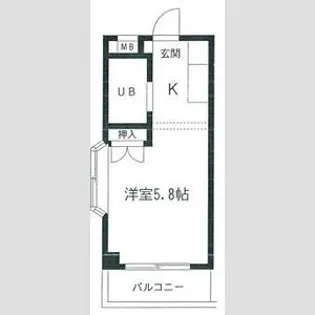アーバンハイツNY【3階】の間取り