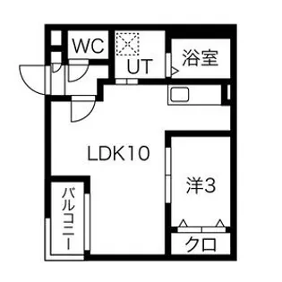 Jack kasaderaⅡ【301号室】の間取り