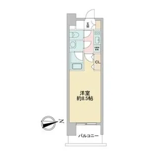 ルクレ新栄レジデンス【0205号室】の間取り