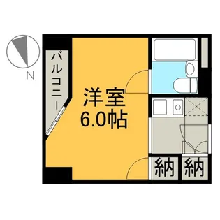 ベルモア堀詰【8階】の間取り