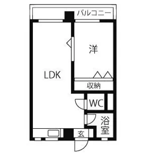 オオタビル【5階】の間取り
