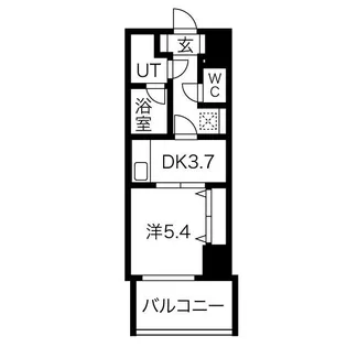 さくらHills NISHIKI Platinum Residence【603号室】の間取り