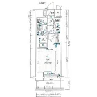 エスリード新栄マルス 203号室【203号室】の間取り