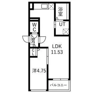 Jack kawagishiⅠ【3階】の間取り