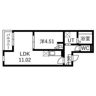 Jack kawagishiⅠ【2階】の間取り