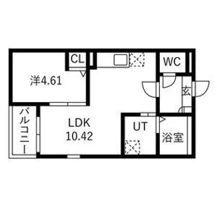 Jack kawagishiⅠ【1階】の間取り