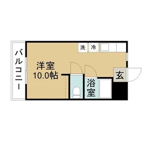 スワンハイツ並木【102号室】の間取り