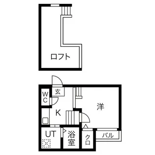 CLUB高畑レジデンス【2階】の間取り