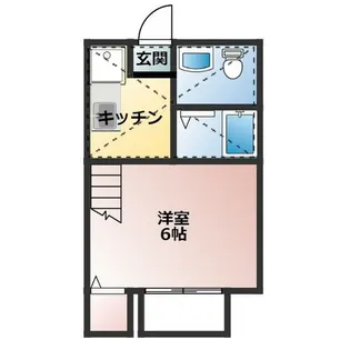 ウィングコート新守山【205号室】の間取り