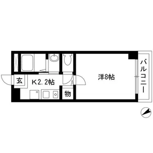 シャトレ上小田井【2階】の間取り