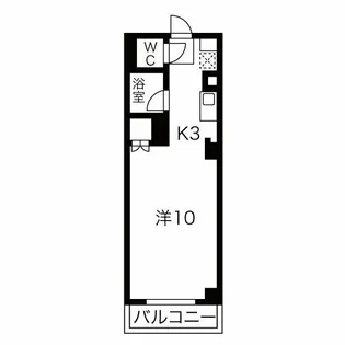 東山サンハイツ【4A号室】の間取り