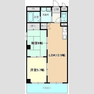 ジンジンハウス【00201号室】の間取り