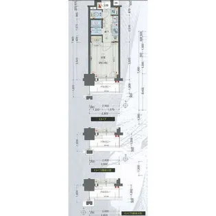 プレサンス名古屋STATIONアブソリュート【7階】の間取り