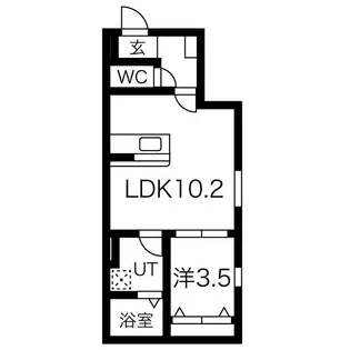 MS西志賀【1階】の間取り