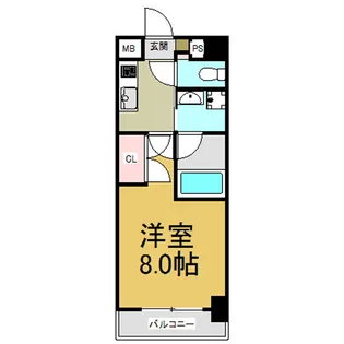 RAFFLE OZONE【9階】の間取り