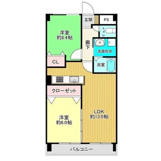 SEASONCOURT FUKUE【7階】の間取り