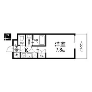 シエルブルー栄【0407号室】の間取り