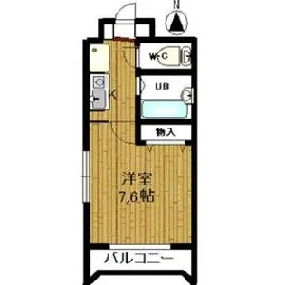 グランベール安田通【4階】の間取り