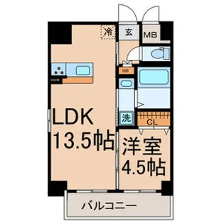 axis.LS【10階】の間取り