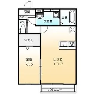 GRAN PARK 青山台【2階】の間取り