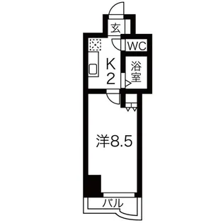 ヴィラコスモス大曽根【7階】の間取り
