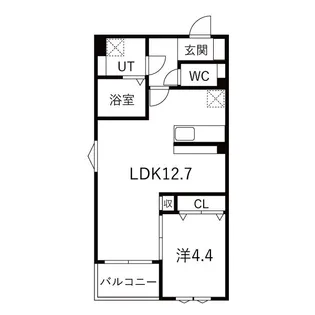DEVELD中郷Ⅱ【1階】の間取り