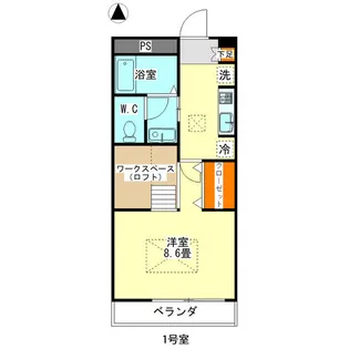 COZY PLACE星ヶ丘【6階】の間取り