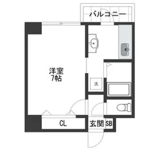 クレセント松蔭【1階】の間取り