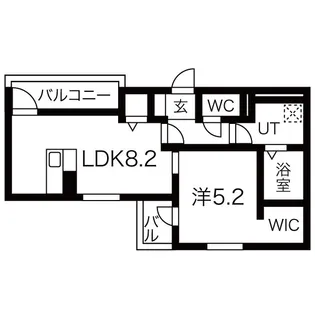 G flat 太閤【1階】の間取り