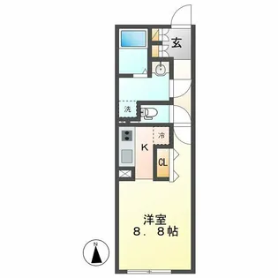 ルミナスパレス千代田【5階】の間取り